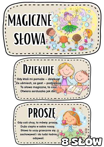 Magiczne Słowa - Tabliczki   