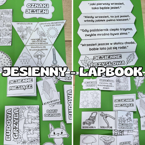 Jesień / Jesienny  - Lapbook