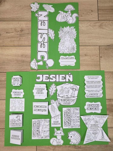 Jesień / Jesienny  - Lapbook  