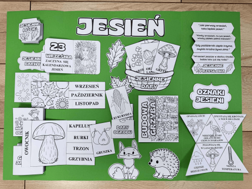 Jesień / Jesienny  - Lapbook   