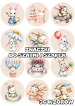 Zajączki - Znaczki do szatni/ na szafki BRAK MOŻLIWOŚCI EDYCJI