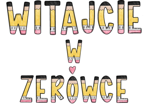 Witajcie W Zerówce- Napis/ Girlanda  wzór 2
