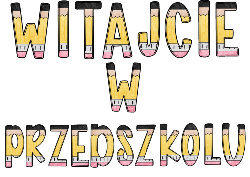 Witajcie W Przedszkolu - Napis/ Girlanda wzór 2