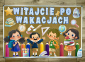 Witajcie Po Wakacjach - Gazetka / Dekoracje wzór 3