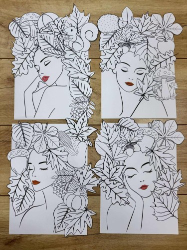 Jesienne Portrety - Praca Plastyczna