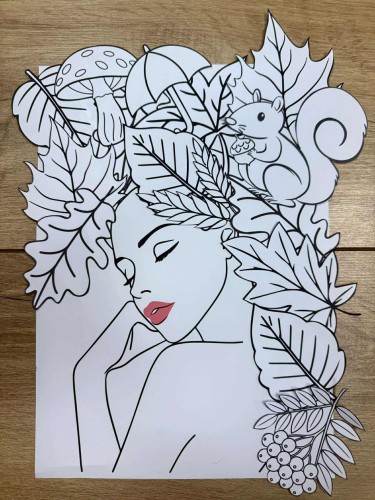 Jesienne Portrety - Praca Plastyczna  