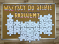 Wszyscy Do Siebie Pasujemy - Puzzle do wypełnienia dla dzieci / Gazetka 