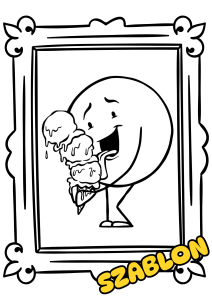 Dzień Kropki - Ramki z kropkami / Kolorowanki