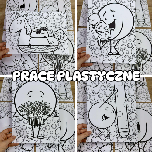 Dzień Kropki - Prace Plastyczne do pokolorowania  