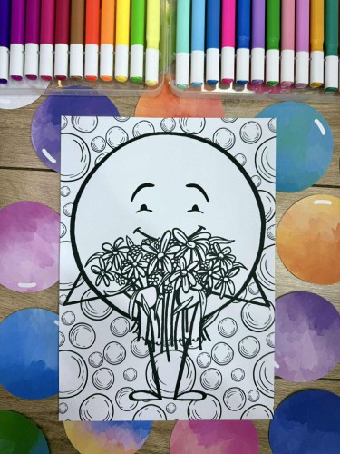 Dzień Kropki - Prace Plastyczne do pokolorowania  