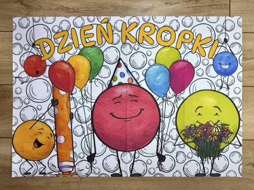 Dzień Kropki - Plakat XXL do dekoracji 