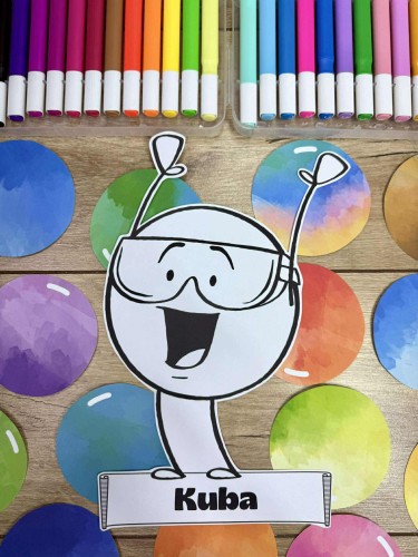 Dzień Kropki - Kropki z możliwością edycji imion 