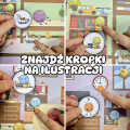 Dzień Kropki - Znajdź kropki na obrazku 
