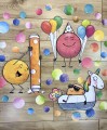 Dzień Kropki- Ilustracje Kropek XXL do dekoracji + Napis