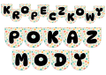 Dzień Kropki - Kropeczkowy Pokaz Mody - Dekoracje + Napis