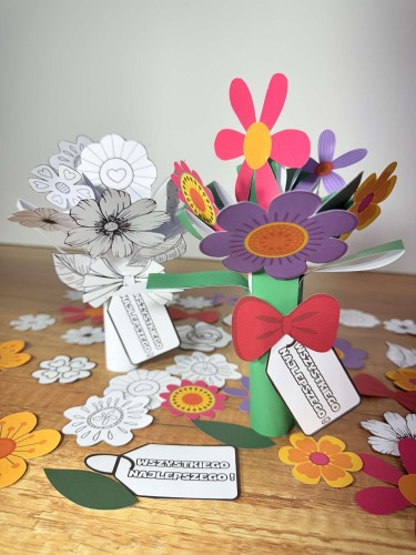 Dzień Dziewczyny - Bukiet 3D 