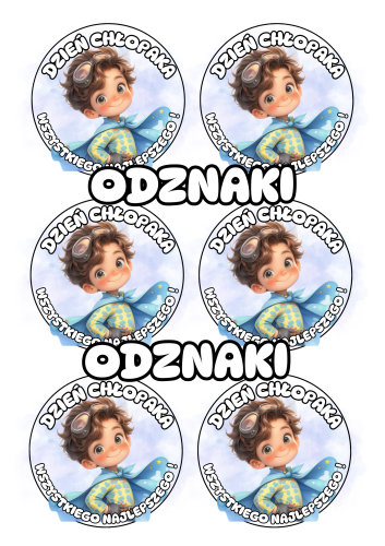 Dzień Chłopaka - Odznaki / Medale wzór 2