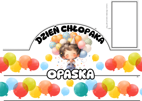 Dzień Chłopaka - Opaska wzór 1