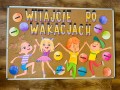 Witajcie Po Wakacjach - Gazetka/ Dekoracje - wersja 1