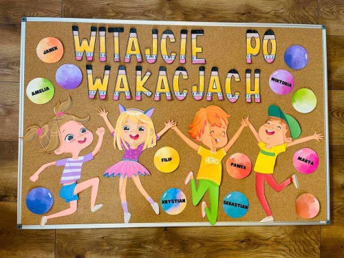 Witajcie Po Wakacjach - Gazetka/ Dekoracje - wersja 1
