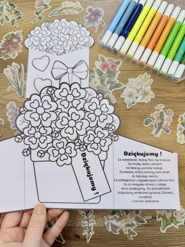 Dzień Edukacji - Kartki Składane Z Życzeniami 