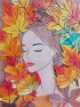 Jesienne Portrety - Praca Plastyczna  