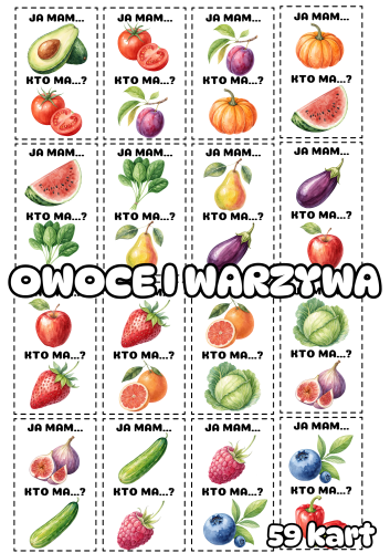 Owoce i Warzywa - Ja mam... Kto ma ...? wersja 3