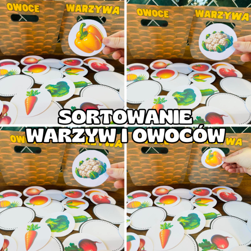  Warzywa i Owoce - Sortowanie do koszyków 