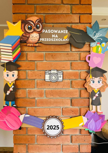 Pasowanie Na Przedszkolaka- Fotobudka/ Ramka  
