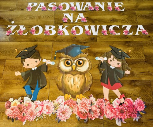  Pasowanie Na Żłobkowicza - Dekoracje z Napisem - wzór 2
