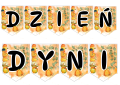 Dzień Dyni- Napis/ Giralanda
