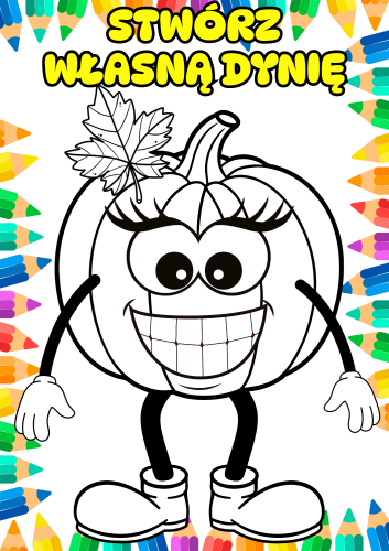 Dzień Dyni - Stwórz Własną Dynię  - Praca Plastyczna