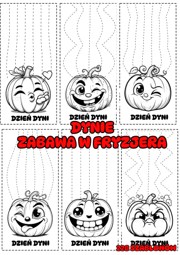 Dzień Dyni - Zabawa w fryzjera