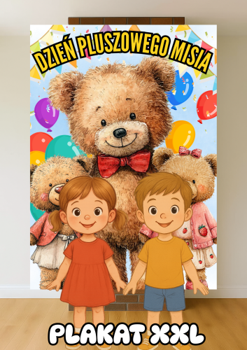 Dzień Pluszowego Misia -Plakat XXL - wersja 2