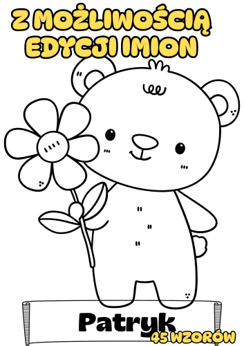 Dzień Pluszowego Misia- Misie z możliwością edycji imion 