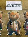 Dzień Pluszowego Misia - Dopasuj Elementy  - Alfabet  
