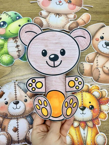 Dzień Pluszowego Misia- Miś 3D /  Praca Plastyczna