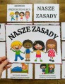 Jesień - Kodeks Przedszkolaka/ Nasze zasady- Ilustracje z opisami wersja kolorowa