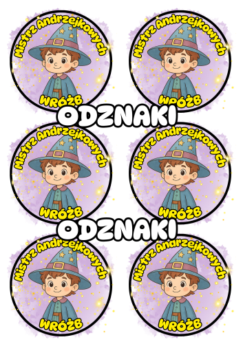 Andrzejki - Odznaki / Medale wersja 2 