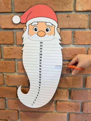 Odliczanie Do Świąt / Kalendarz Adwentowy - Broda Mikołaja 