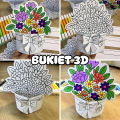 Bukiety Stojące 3D- Dzień Babci i Dziadka   