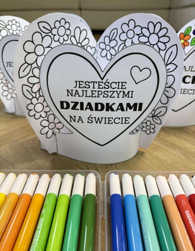 Serce Stojące 3D- Dzień Babci i Dziadka 