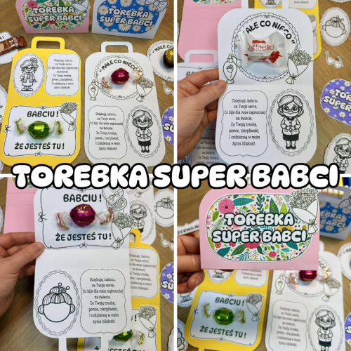 Torebka Super Babci - Dzień Babci i Dziadka  