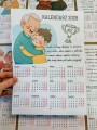 Kalendarze - Wzór 2 - Kolorowe / Biało Czarne - Dzień Babci i Dziadka   