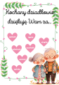 Odbijanie Rączek + Serduszka z Napisami - Dzień Babci i Dziadka