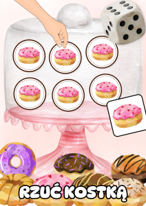 Zabawa Matematyczna / Ćwiczenie Motoryczne ''Pączki '' - Tłusty Czwartek 