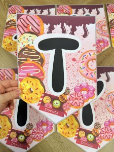 Napis / Girlanda (wzór 3 ) - Tłusty Czwartek