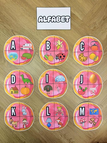 Pączki - Alfabet - Tłusty Czwartek