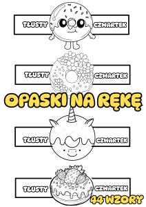 Opaski Na Rękę - Tłusty Czwartek 