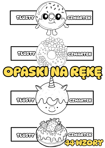 Opaski Na Rękę - Tłusty Czwartek 